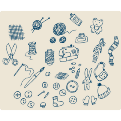 Ink Drawn Sticker Sheet