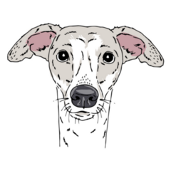 Ink Whippet Sticker