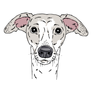 Ink Whippet Sticker
