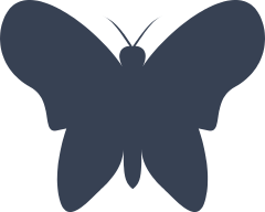 Innocent Butterfly Sticker