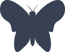 Innocent Butterfly Sticker