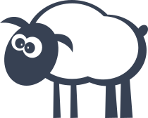 Innocent Sheep Lamb Sticker