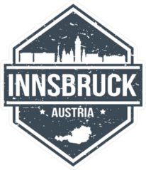 Innsbruck Austria Travel Stamp Sticker