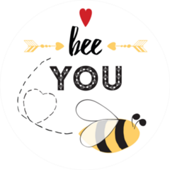 Inspirational Bee You Sticker