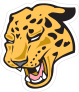 Intense Leopard Mascot Sticker