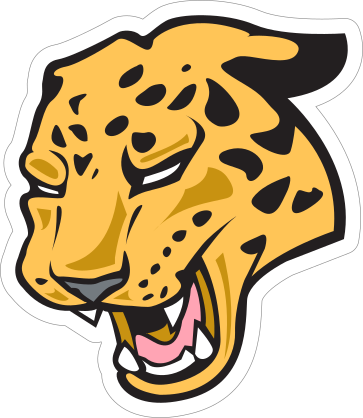 Intense Leopard Mascot Sticker