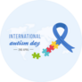 International Autism Awareness Day Banner Sticker