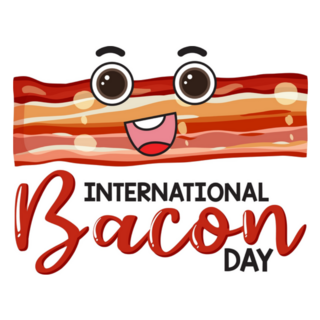International Bacon Day Banner Sticker