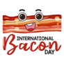 International Bacon Day Banner Sticker