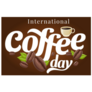 International Coffee Day Sticker