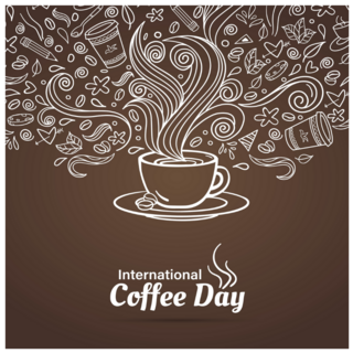 International Day Of Coffee Sticker