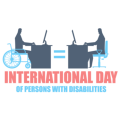 International Day Of Persons With Disabilities Work Sticker