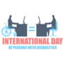 International Day Of Persons With Disabilities Work Sticker