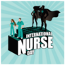 International Nurse Day Superhero Nurses Sticker