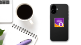 International Overdose Awareness Day Bright Sticker on a Phone (New) example