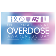 International Overdose Awareness Day Gradient Sticker