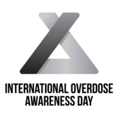 International Overdose Awareness Day In Grey Sticker