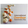 International Overdose Awareness Day Pill Concept Sticker 