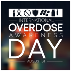 International Overdose (od) Awareness Day Sticker