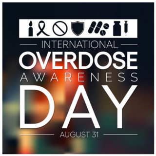 International Overdose (od) Awareness Day Sticker