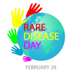 International Rare Disease Day Globe Sticker