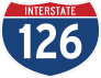 Interstate 126 Sign Sticker
