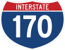 Interstate 170 Sign Sticker