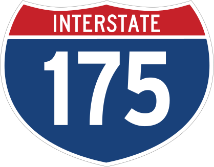 Interstate 175 Sign Sticker