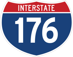 Interstate 176 Sign Sticker