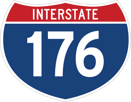 Interstate 176 Sign Sticker