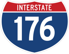 Interstate 176 Sign Sticker