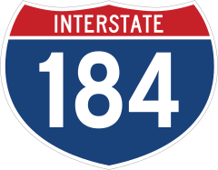 Interstate 184 Sign Sticker