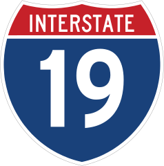 Interstate 19 Sign Sticker