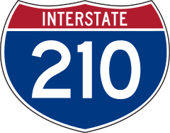Interstate 210 Sign Sticker