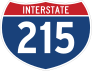 Interstate 215 Sign Sticker