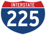 Interstate 225 Sign Sticker