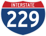 Interstate 229 Sign Sticker