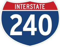 Interstate 240 Sign Sticker