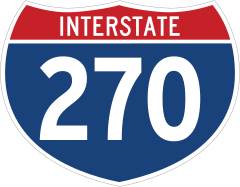 Interstate 270 Sign Sticker