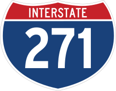 Interstate 271 Sign Sticker