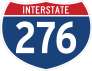 Order Your Interstate 276 Sign Sticker Today - Free Shipping!