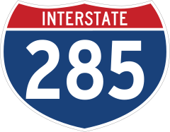 Interstate 285 Sign Sticker