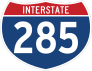 Interstate 285 Sign Sticker