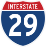 Interstate 29 Sign Sticker