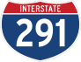 Interstate 291 Sign Sticker