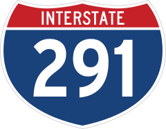 Interstate 291 Sign Sticker