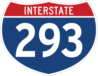Interstate 293 Sign Sticker