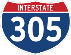 Interstate 305 Sign Sticker