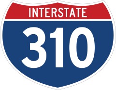 Interstate 310 Sign Sticker
