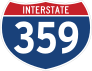 Interstate 359 Sign Sticker